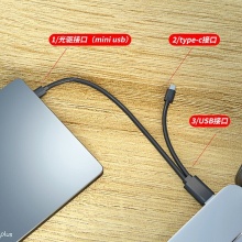 【尚沃】联想ThinkPad光驱 笔记本台式机USB 超薄外置移动光驱DVD刻录机 超薄USB/TYPE-C双接口【TX800】