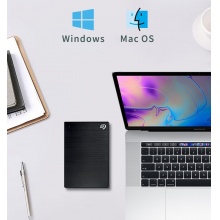 希捷（SEAGATE）移动硬盘 2TB 加密  USB3.0高速 希捷铭2.5英寸 机械硬盘 金属外观兼容mac 黑 外接 数据恢复服务