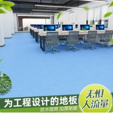塑胶地垫 厚约0.3mm 耐磨防水塑胶地板革 宽约1.2m【含安装】 颜色随机（单位：平方米）