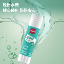 得力（deli）高粘度PVA固体胶水/胶棒大容量无甲醛配方持久保湿快干耐用学习手工DIY办公用品 胶体持久保湿 7102