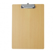 创新  木板夹 票据收纳资料夹 A4